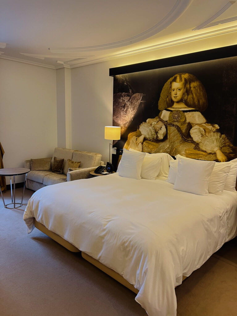 Hotel Room at Gran Melia Palacio de los Duques madrid spain